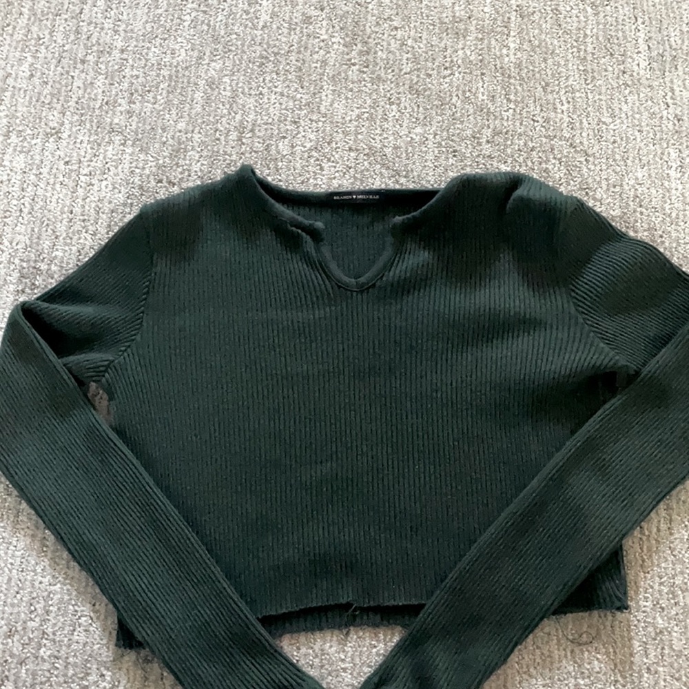 Brandy Melville Long sleeve crop top